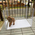 Pet Clear Acrílico Exercício Playpen Fence Cage